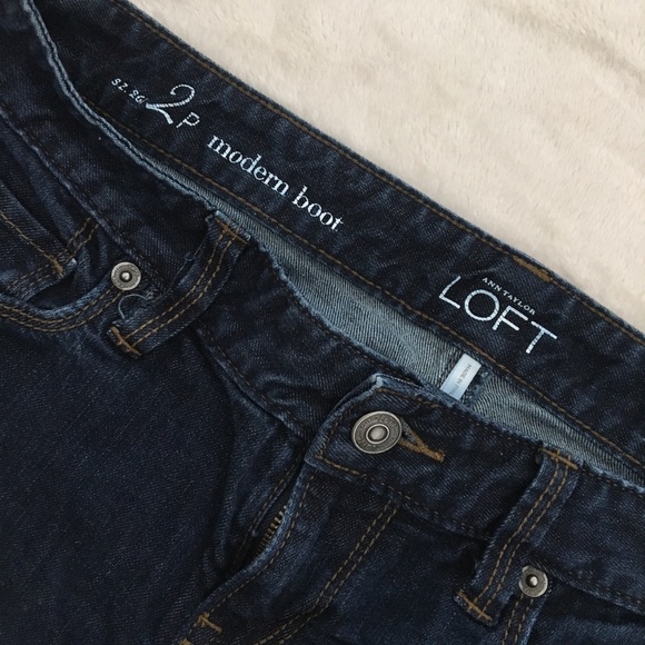 Ann Taylor Loft Petite Boot-cut Jeans - Picture 1 of 3